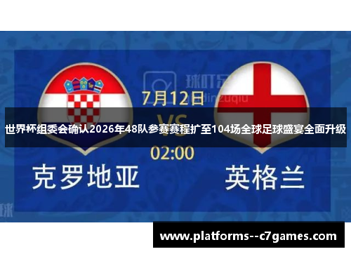 世界杯组委会确认2026年48队参赛赛程扩至104场全球足球盛宴全面升级